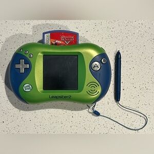 Leapfrog Leapster 2 Learning Game System Kids Handheld Console - Cars Game